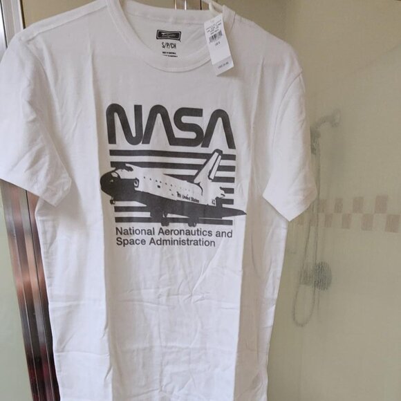American Eagle Outfitters Other - American Eagle NASA White Cotton t Shirt Size S NWT